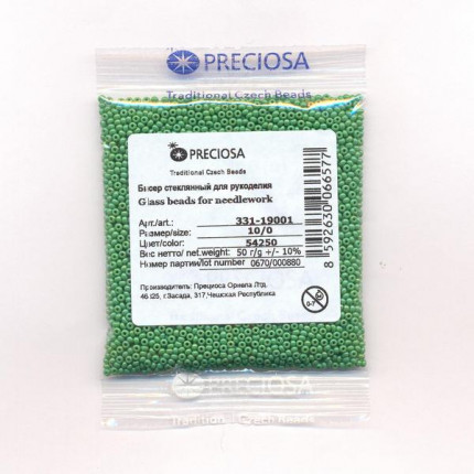 Бисер «Preciosa» 50 г, 331-19001-10/0-54250 (арт. Бисер «Preciosa» 50 г, 331-19001-10/0-54250)