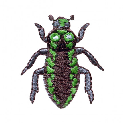 924332 Термоаппликация Майский жук, коричневый/зеленый цв. 1шт. Prym (арт. 7734870)