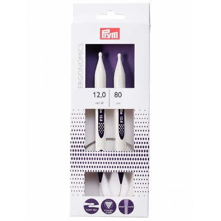 Спицы круговые Ergonomics, 12мм/80 Prym (арт. Спицы круговые Ergonomics, 12мм/80 Prym)