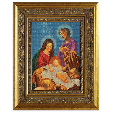 Набор для вышивания В-189 Набор для вышивания "Радуга бисера" В-189 "Рождество Христово" 19 х 27 см