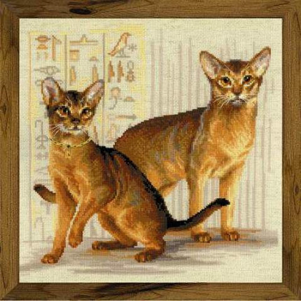 Набор для вышивания 1671 Абиссинские кошки