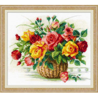 Риолис 1722 Корзина с розами 