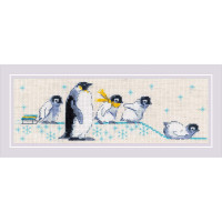 Риолис 566063 1975 Набор для вышивания Риолис 'Пингвинчики' 24*8см 