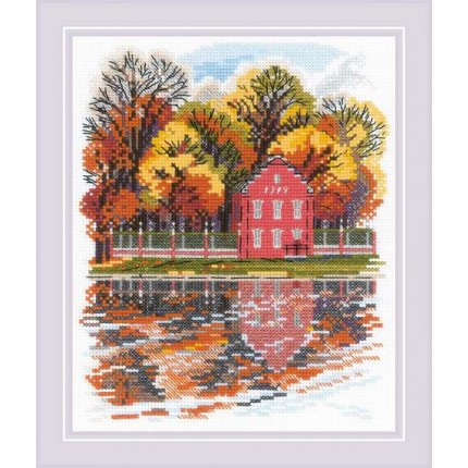 Набор для вышивания Набор для вышивания «РИОЛИС» 1759 Усадьба Кусково. Голландский домик 18*22 см Набор для вышивания «РИОЛИС» 1759 Усадьба Кусково. Голландский домик 18*22 см