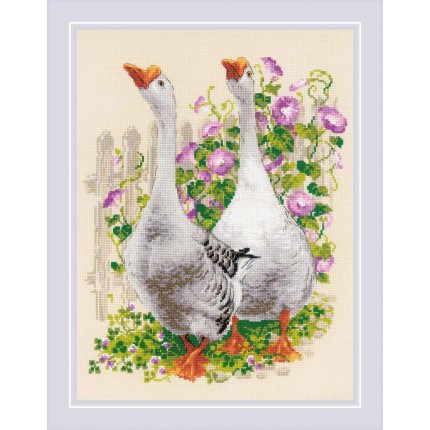 Набор для вышивания Набор для вышивания «РИОЛИС» 1807 Гуси  30*40 см Набор для вышивания «РИОЛИС» 1807 Гуси  30*40 см