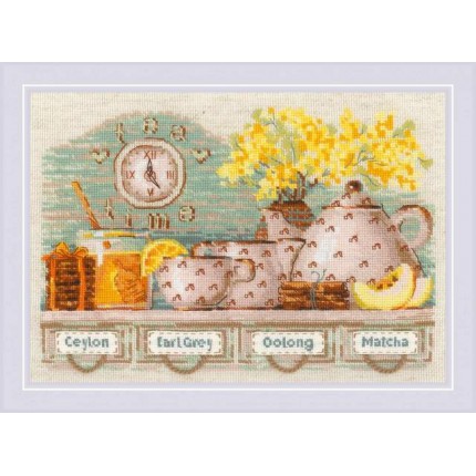 Набор для вышивания Набор для вышивания  «Риолис»1873 «Tea Time»30*21 см Набор для вышивания  «Риолис»1873 «Tea Time»30*21 см