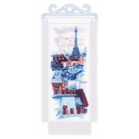 Риолис Набор для вышивания «Риолис» 1952 «Крыши Парижа» 15*31 см Набор для вышивания «Риолис» 1952 «Крыши Парижа» 15*31 см 