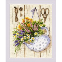 Риолис Набор для вышивания «Риолис» 2020«Летний чай» 24 х30 см Набор для вышивания «Риолис» 2020«Летний чай» 24 х30 см 
