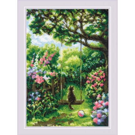 Набор для вышивания Набор для вышивания «Риолис» 2114 Садовые качели 21*30 см Набор для вышивания «Риолис» 2114 Садовые качели 21*30 см