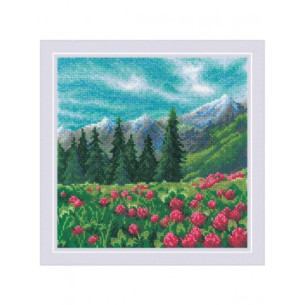 Набор для вышивания Набор для вышивания «Риолис» 2131 Горный клевер 20*20 см Набор для вышивания «Риолис» 2131 Горный клевер 20*20 см