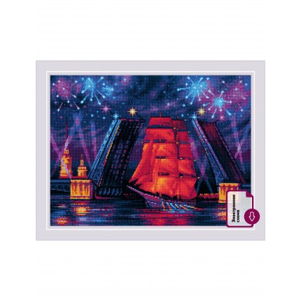 Набор для вышивания Набор для вышивания «Риолис» 2208 Алые паруса 40*30 см Набор для вышивания «Риолис» 2208 Алые паруса 40*30 см