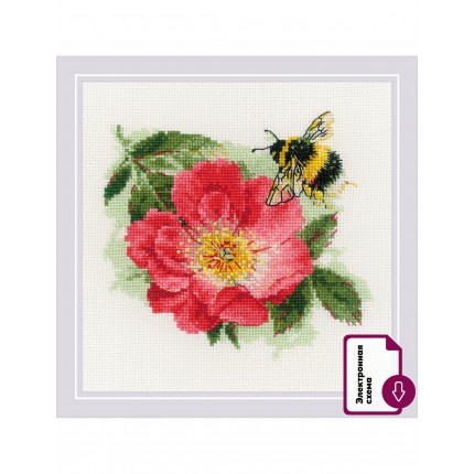Набор для вышивания Набор для вышивания «Риолис» 2210 Мохнатый шмель 15*15 см Набор для вышивания «Риолис» 2210 Мохнатый шмель 15*15 см