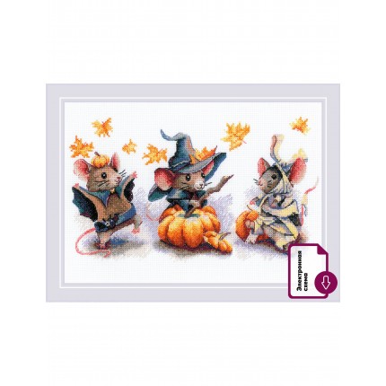 Набор для вышивания Набор для вышивания «Риолис» 2241 Мышиная вечеринка 30*21 см Набор для вышивания «Риолис» 2241 Мышиная вечеринка 30*21 см
