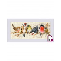 Риолис Набор для вышивания «Риолис» 2250 Птички на ветке 35*15 см. Набор для вышивания «Риолис» 2250 Птички на ветке 35*15 см. 