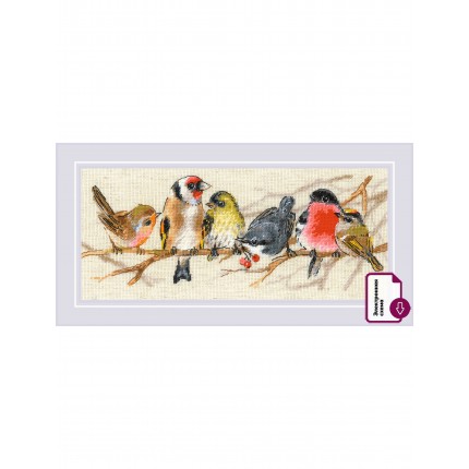 Набор для вышивания Набор для вышивания «Риолис» 2250 Птички на ветке 35*15 см. Набор для вышивания «Риолис» 2250 Птички на ветке 35*15 см.