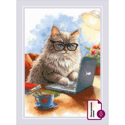 Набор для вышивания Набор для вышивания «Риолис» 2263 Писатель мяумуаров 21*30 см. Набор для вышивания «Риолис» 2263 Писатель мяумуаров 21*30 см.