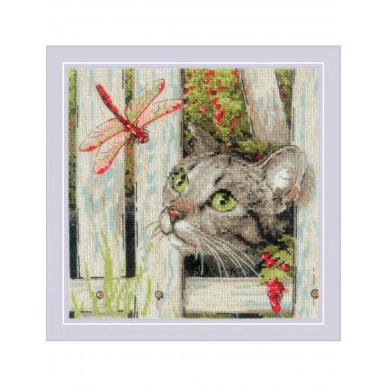 Набор для вышивания Набор для вышивания «Риолис» 2289 "Ты кто?" 20*20 см. Набор для вышивания «Риолис» 2289 "Ты кто?" 20*20 см.