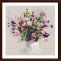 Риолис Набор для вышивания «Сотвори Сама» 1010 Летний букет,48х48 см Набор для вышивания «Сотвори Сама» 1010 Летний букет,48х48 см 