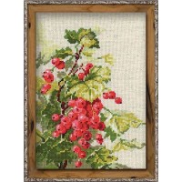 Риолис Набор для вышивания «Сотвори Сама» 1060 Красная смородина,18х24 см Набор для вышивания «Сотвори Сама» 1060 Красная смородина,18х24 см 