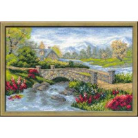 Риолис Набор для вышивания «Сотвори Сама» 1078 Летний пейзаж,38х26 см Набор для вышивания «Сотвори Сама» 1078 Летний пейзаж,38х26 см 