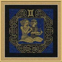 Риолис Набор для вышивания «Сотвори Сама» 1203 Близнецы,25*25 см Набор для вышивания «Сотвори Сама» 1203 Близнецы,25*25 см 