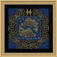 Риолис Набор для вышивания «Сотвори Сама» 1212 Рыбы,25*25 см Набор для вышивания «Сотвори Сама» 1212 Рыбы,25*25 см 