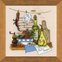 Риолис Набор для вышивания «Сотвори Сама» 1304 Натюрморт с перцем,35*35 см Набор для вышивания «Сотвори Сама» 1304 Натюрморт с перцем,35*35 см 