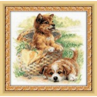 Риолис Набор для вышивания «Сотвори Сама» 1390 Нежный возраст 25*25 см Набор для вышивания «Сотвори Сама» 1390 Нежный возраст 25*25 см 