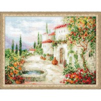 Риолис Набор для вышивания «Сотвори Сама» 1472 У фонтана,40*30 см Набор для вышивания «Сотвори Сама» 1472 У фонтана,40*30 см 