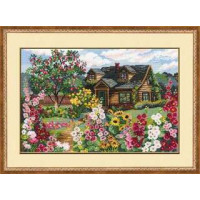 Риолис Набор для вышивания «Сотвори Сама» 978 Цветущий сад 38*26 см Набор для вышивания «Сотвори Сама» 978 Цветущий сад 38*26 см 