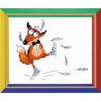 Риолис НВ-147 Набор для вышивания «Весёлая Пчёлка» НВ147 Парное катание. Короткая программа 16*13 см 