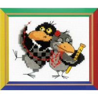 Риолис НВ153 Набор для вышивания «Весёлая Пчёлка» НВ153 Карл у Клары...13x16 см 