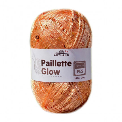 Пряжа для вязания Artland Paillette Glow нить с пайетками