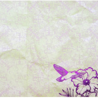 Рукоделие 210950-001-08 Бумага "Artie Vintage Rose" (фольга) 
