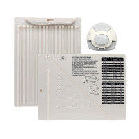 Рукоделие DDB-K01 Доска для создания конвертов и открыток в комплекте с дыроколом угла "Рукоделие" (21,5x16,2x0,7см) 