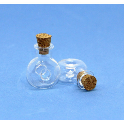 Стеклянные бутылочки с пробкой, 1.5 мл (арт. US-13)