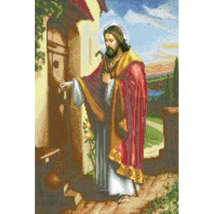 Схема для вышивания А-1550 Иисус стучится в двери