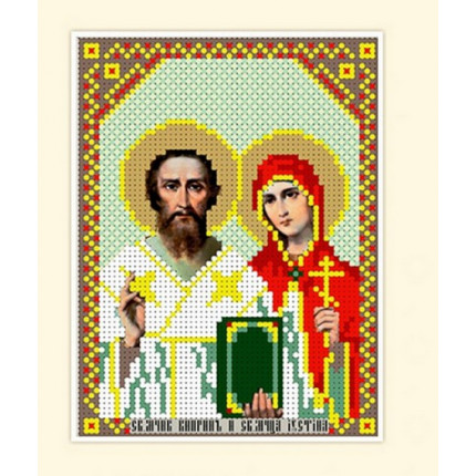 Св. Киприан и Иустина (арт. АКН-022)