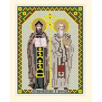 Русская сказка АКН-025 Набор РУССКАЯ СКАЗКА АКН-025  Св.Кирилл и Мефодий, 12х16 см 