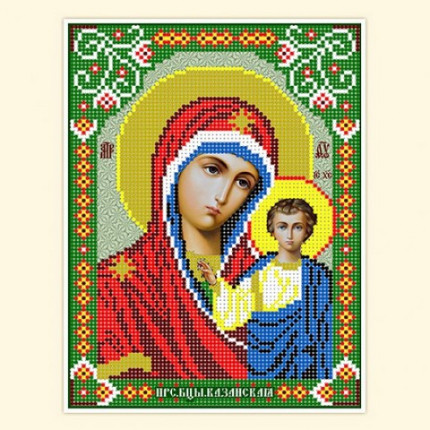 Казанская икона Пресвятой Богородицы (арт. МБН-008)