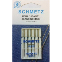 Schmetz Иглы для джинсы 130/705H-J № 90/14, 5 шт. Schmetz 0701226 Иглы для джинсы 130/705H-J № 90/14, 5 шт. Schmetz 0701226 