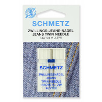 Schmetz Иглы для джинсы двойные 130/705H-J ZWI № 100/4.0, 1 шт. Schmetz 0706911 Иглы для джинсы двойные 130/705H-J ZWI № 100/4.0, 1 шт. Schmetz 0706911 