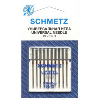 Schmetz Иглы стандартные 130/705H № 80/12, 10 шт. Schmetz 0701122 Иглы стандартные 130/705H № 80/12, 10 шт. Schmetz 0701122 