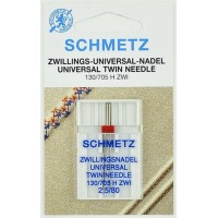 Schmetz Иглы стандартные двойные 130/705 H ZWI № 80/2.5, 1 шт. Schmetz 0702313 Иглы стандартные двойные 130/705 H ZWI № 80/2.5, 1 шт. Schmetz 0702313 