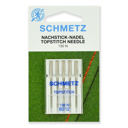 Иглы Топ Стич 130 N NM 80/12, 5 шт Schmetz 0702192 (арт. Иглы Топ Стич 130 N NM 80/12, 5 шт Schmetz 0702192)