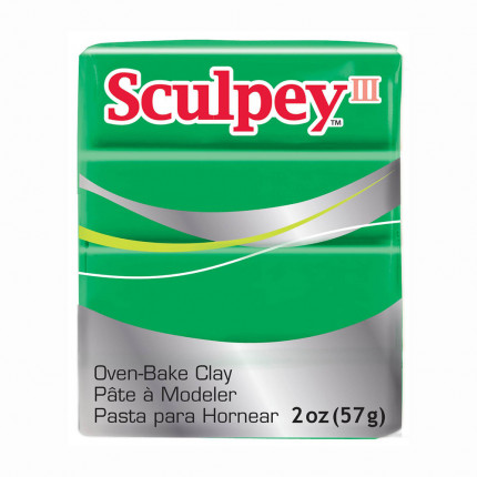 "Sculpey" III полимерная глина S302 57 г 323 под изумруд (арт. S302)