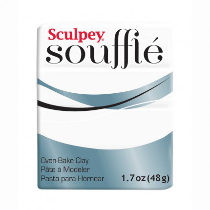 "Sculpey" Souffle полимерная глина SU 48 г 6001 белый (арт. SU)
