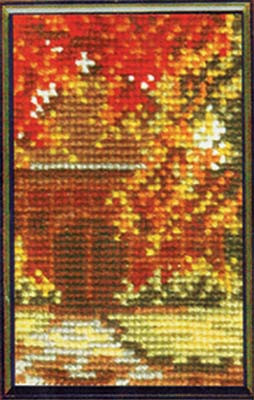 Набор для вышивания "ИН" №02 "Осень" 8х13 см (арт. №02)