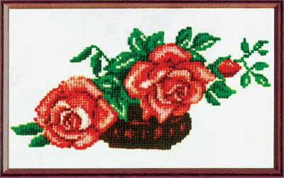 Набор для вышивания "ИН" №05 "Розы" 22х15 см (арт. №05)