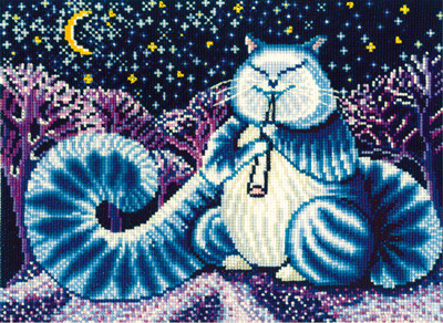 Набор для вышивания "ИН" №31 "Лунный кот" 28х20 см (арт. №31)